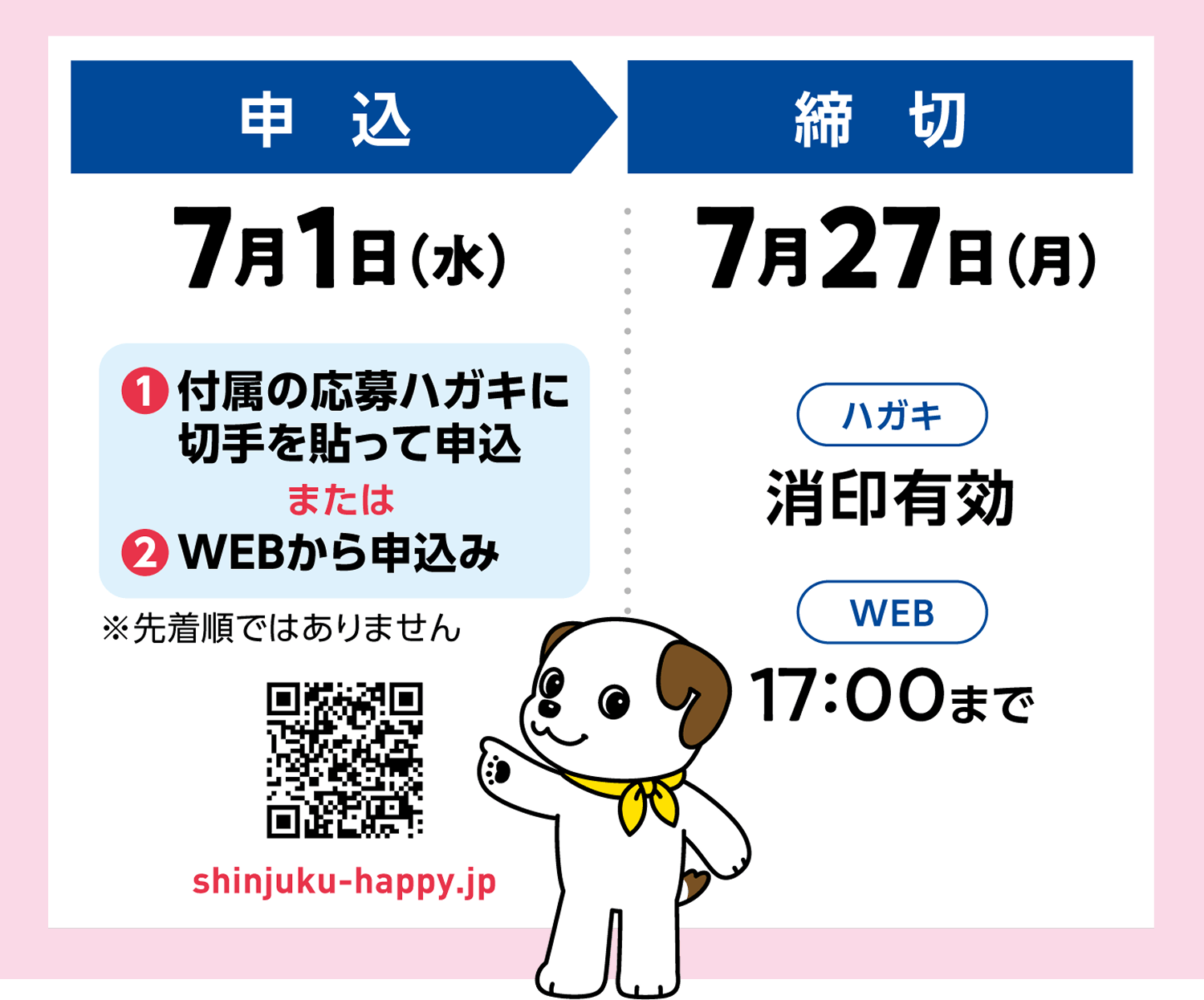 購入・利用の流れ(申込・締切)